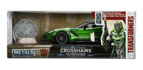 Transformers Metal Die Cast -1:24-crosshair- Con Medalla