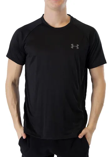 Remera Under Armour Mujer Tech Ssv Twist Negra - Sportotal