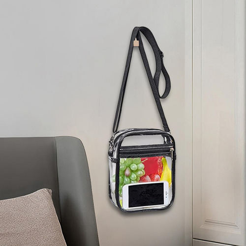 4 Bolso Transparente Bolso Bandolera Nuevo Grande Nuevo
