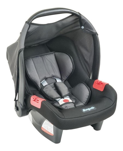 Bebê conforto Burigotto Touring Evolution SE preto e cinza