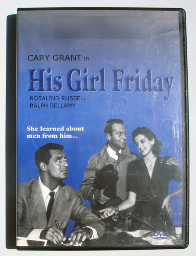 Dvd - His Girl Friday - Cary Grant - Imp. Usa