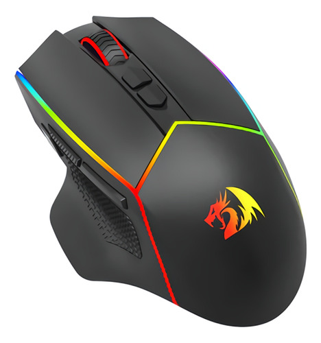 Mouse Gamer Redragon Axe Pro, Rgb, Wf/blt/usb, 8000dpi, 8 Bt