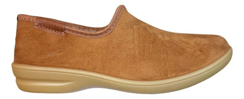 Lady's Zueco Con Corderito Dama Con Taco