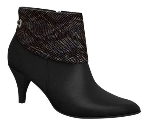 Imagem 1 de 5 de Bota Feminino Ankle Boot Bico Fino Piccadilly 745060 - Maico