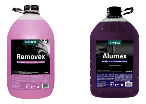 Kit Shampoo Limpeza Motor Roda - Alumax E Removex
