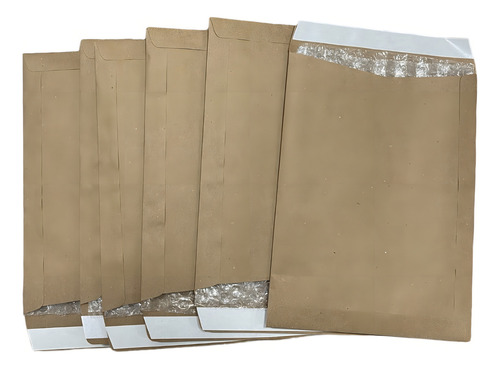 Kit 50 Envelopes Bolha Segurança Kraft 19x25cm Com Fita Adesiva Wlxy - Envio Seguro