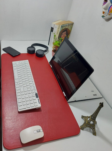 Imagen 6 de 9 de Base Pad Mouse Tapete Alfombrilla De Escritorio En Cuero P.u