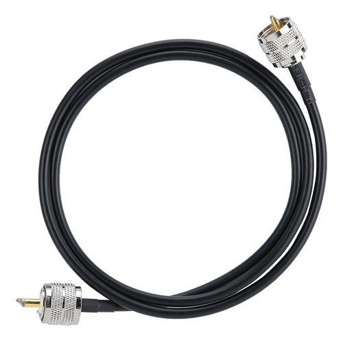 Cable De Antena Rg58 Coaxial Uhf Pl259 A Adaptador De Cobre,