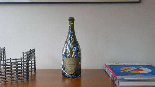 Botella Dom Perignon 2004 Pintada Decorativa 1/1 