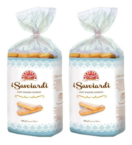 Imagen 1 de 5 de 2 Pack X 400g! Savoiardi Dileo Galletas Tiramisu Biscotti