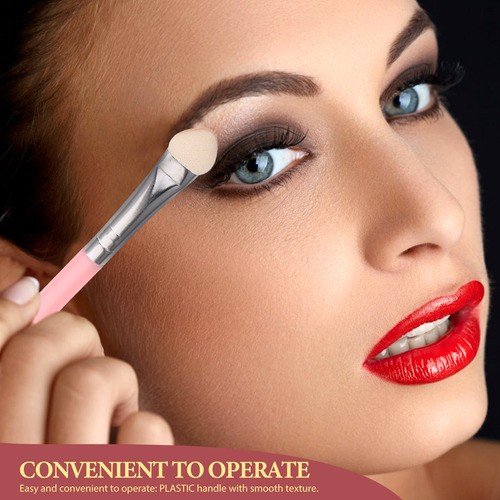 Brocha Portátil Para Sombra De Ojos Con Mango Delgado, Broch