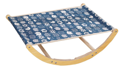 Hamaca Para Gatos Cama Para Mascotas Cama Para Patrón Azul