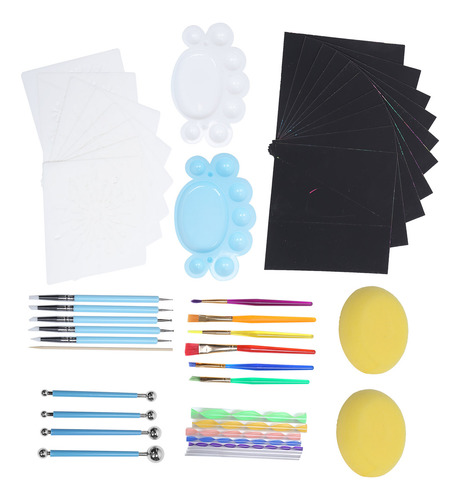 Kit Multifuncional De Mandala Rock Para Herramientas De Pint