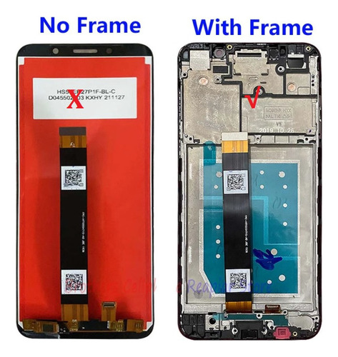 Pm Compatible Pantalla Lcd Con Marco Para Moto E6 Play