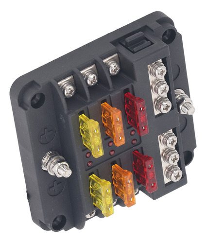 Bloque Atc Ato De 6 Vías, Led Impermeable De 12 V A 24 V Dc