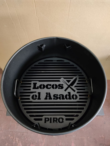 Parrilla Ahumador Piro Locos X El Asado Tambor Leña Smoke
