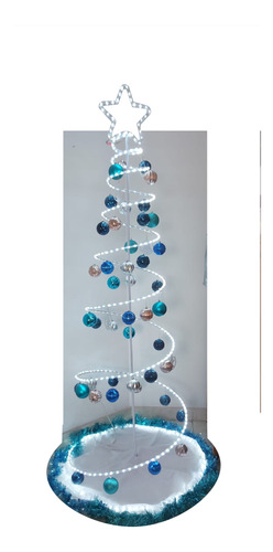 Árbol Plegable Y Personalizable ¡navidad En Espiral! 225 Cm