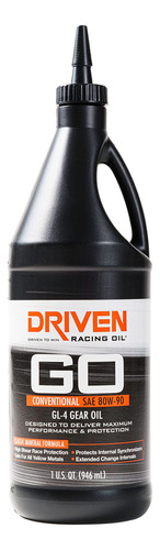 Driven Racing Oil Aceite De Engranajes Gl4 Sae 80w-90 (1 Cu.