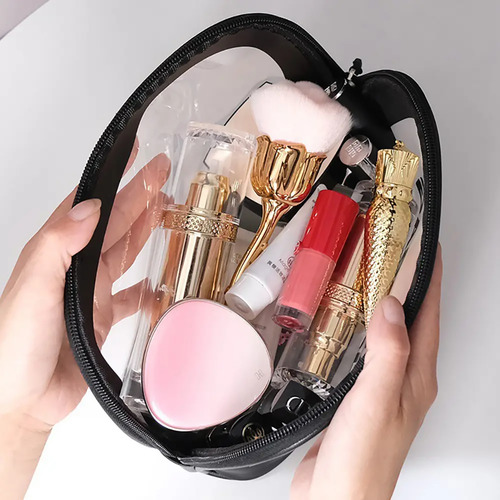 Necessaire Bolsa Viagem Prova D'água Transparente 1 Litro