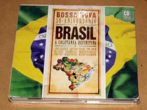 Brasil Bossa Nova 50 Aniversario Varios 3 Cd Sellado / Kktus