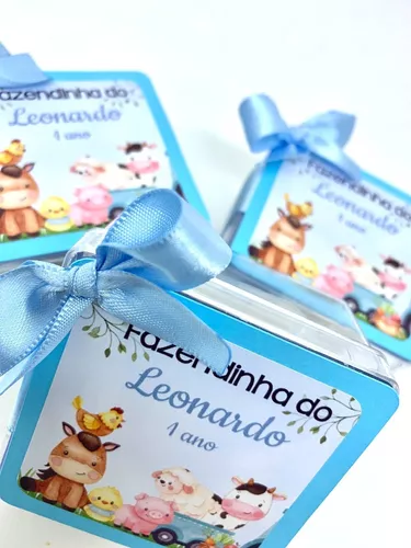 Kit 12 Jogos Memória Fazendinha Prenda Lembrancinha