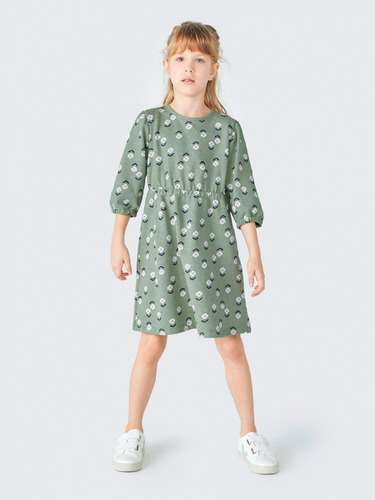 Vestido Infantil Estampado - 5b2g