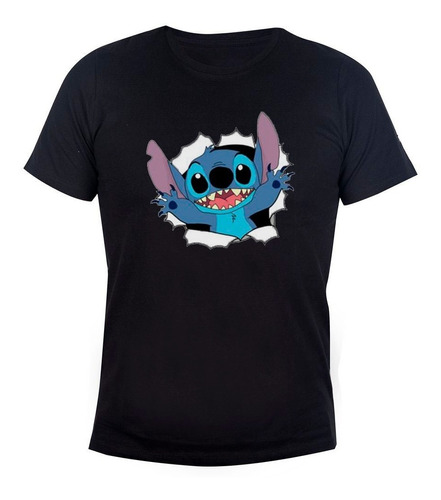 Remera Hombre Algodón Stitch Disney