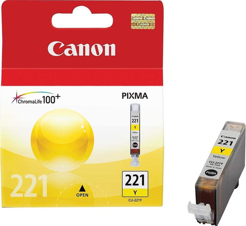 Cartucho Original Canon 221y Cli-221y Ip4600 Ip4700 Mp640