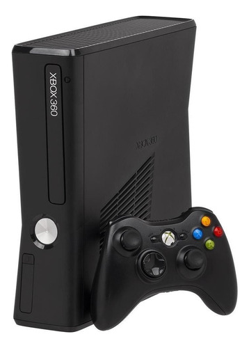 Microsoft Xbox 360 + Kinect Slim 4gb Standard Color Negro 20 Preto