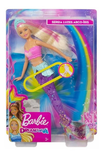 Barbie Sirena Luces Brillantes Mueve Cola Dreamtopia Origina