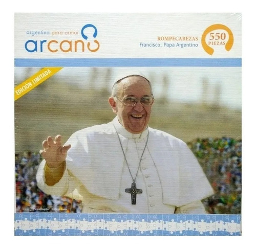 Imagen 1 de 2 de Rompecabezas Papa Francisco Puzzle 550 Piezas Arcano