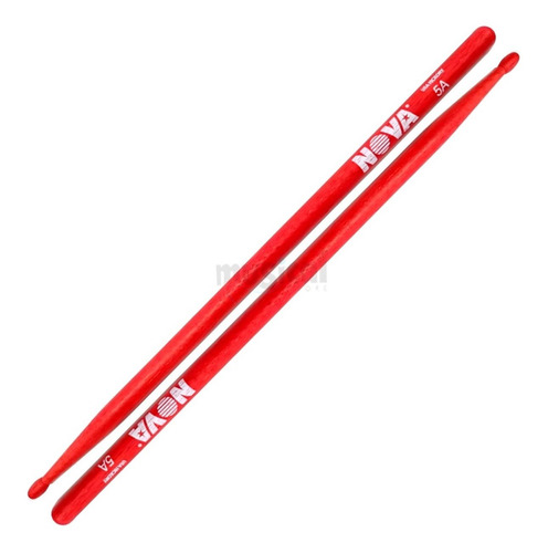 Baqueta Vic Firth Nova Classic Hickory 5a Balanceada Red