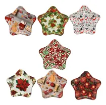 Comprar Bandejas Con Diseños De Navidad Hogar Bazar Decoración