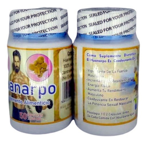 Imagen 2 de 4 de Huanarpo Macho Suplemento Alimentici Revitalizante Masculino