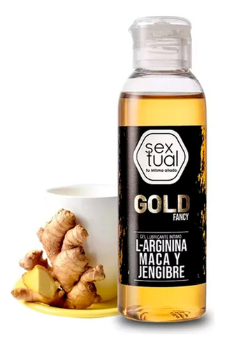 Gel Lubricante Intimo Gold Intensifica Placer Maca Jengibre