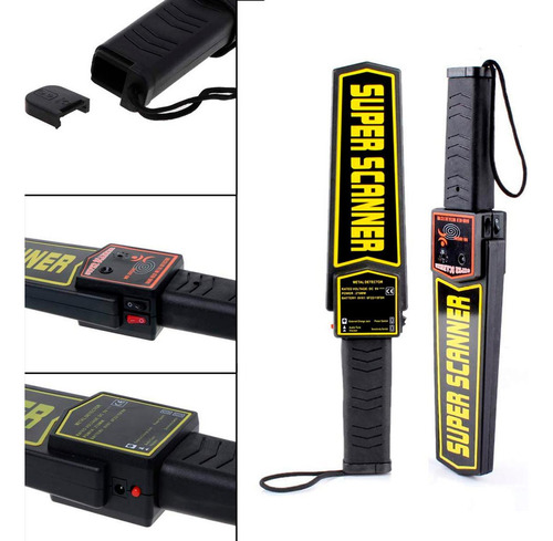 Detector De Metais Portatil Alta Sensibilidade Metal Scanner
