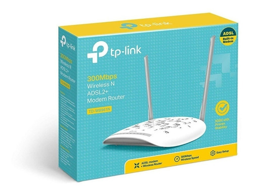 Modem Router Inalambrico Adsl2 N 300mbps Tp-link Td-w8961n 