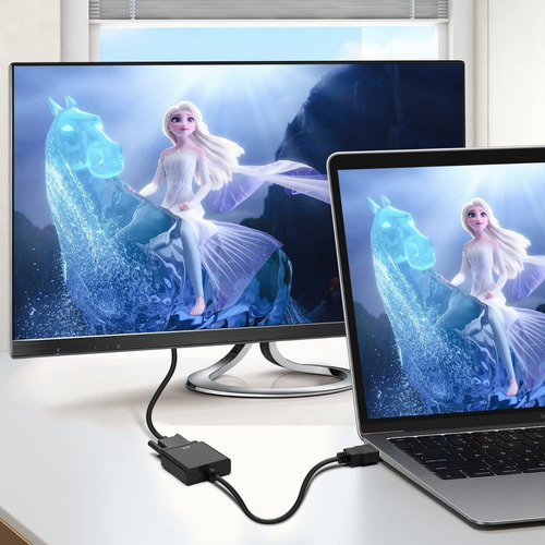Adaptador Hdmi A Vga (macho A Hembra), 2 Piezas