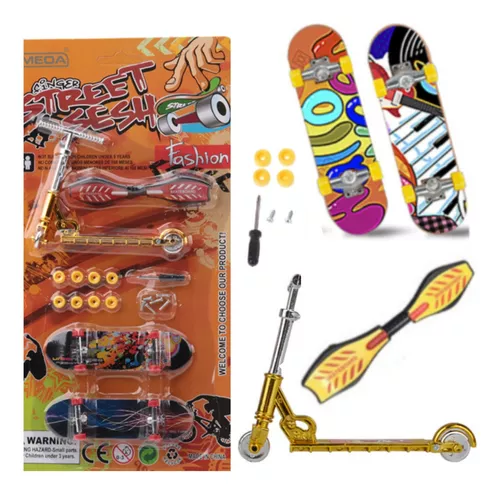 Hw Hot Wheels Mini Skate De Dedo Com Tenis Hgt46