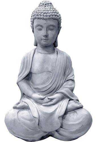 25.6 Ligero Sentado Meditando Buda Zen Interior Exterio...