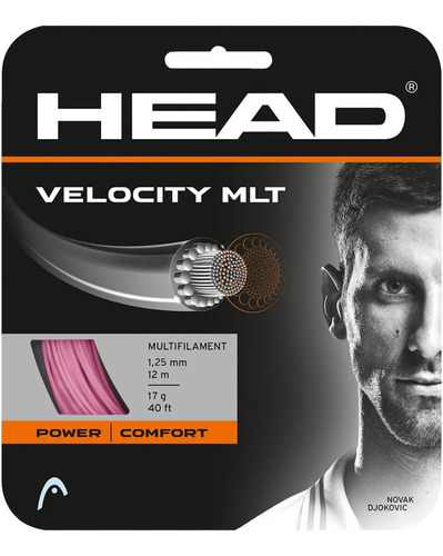 Head Velocity Mlt Cordaje De Tenis (juego) (rosa, 17)