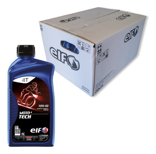 Elf Moto 4 Tech 10w50 (sintetico 4t) Caja 12x1l