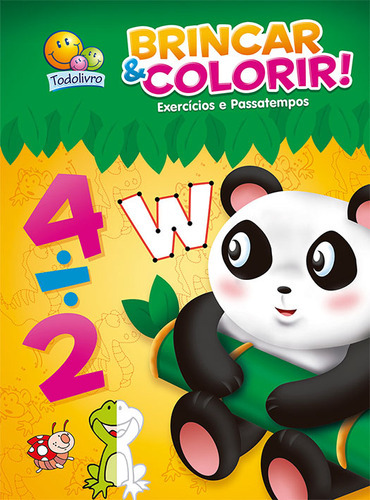 Brincar E Colorir! Verde, De Little Pearl Books. Editora Todolivro, Capa Mole Em Português