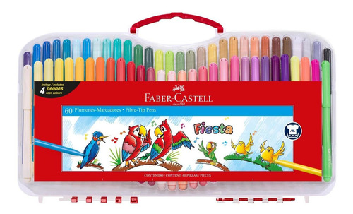 Fibras Estuche Regaleria Fiesta 45 X60 Colores Faber-castell