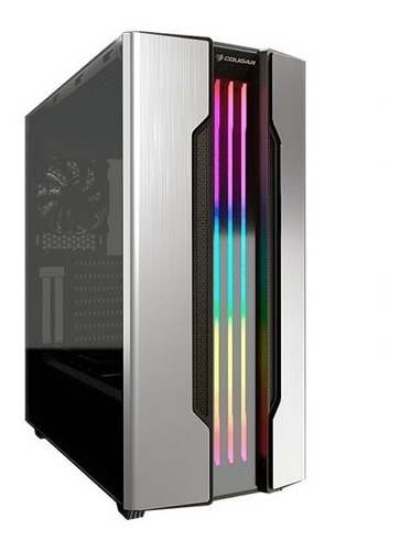 Case Cougar Gemini Argbx4 Inc + 1-fan-post Acero Glass Usbx3