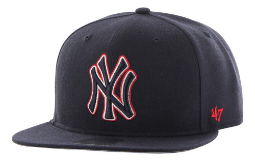 Gorra 47 Brand New York Para Hombre Con Logo Bordado Negro