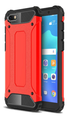 Funda Protector Armor Para Huawei Y5 2018  Rojo K-ubo