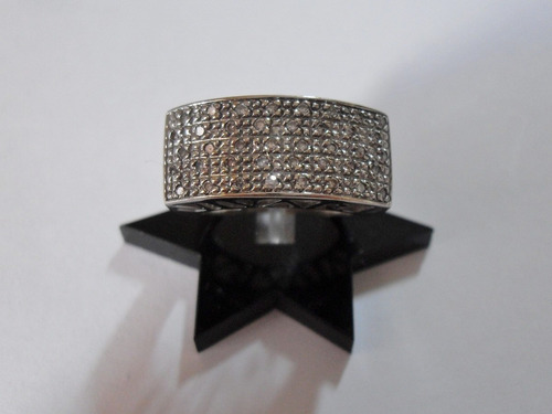 Ivi1388 = Anel Vivara O.branco 18k ,diamantes !!! (Usado)