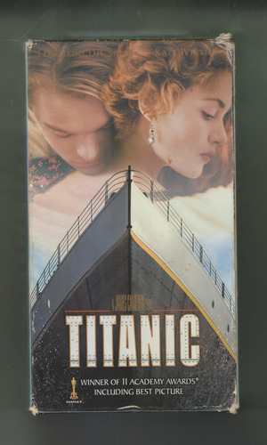 E - Filme Vhs Titanic Duplo Original A James Cameron