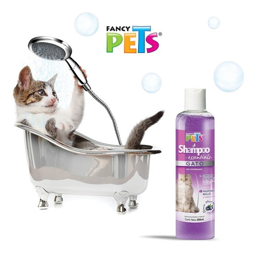 Imagen 2 de 7 de Shampoo Para Gato Formula Especial Brillo Y Sedosidad